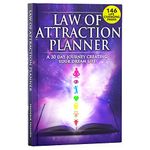 Law of Attraction Planner - A 30 Day Journey Creating Your Dream Life & Goal Planner, Personal Organizer, Gratitude Journal, Planner Stickers, Vision Board and Manifestation Journal for Men & Women