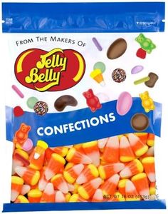 Jelly Belly Candy Corn - 1 Pound (16 Ounces) of Classic Creamy Vanilla-Flavored Candy in a Resealable Bag, Straight from the Source