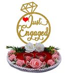 THE BRIDE MADE™ Engagement Ring tray ring holder platter 8x8x8 inch MDF (Red)