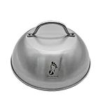 The Sasquash - Heavy Duty 9" Wide Smashed Burger Melting Cheese Dome - Commercial Grade Stainless Steel Basting and Steaming Cover