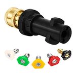 CALANDIS® High Pressure Washer Adapter Rotating Turbo Nozzles 1/4 for Karcher K2-K7