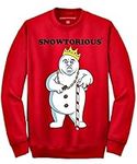Snowtorious - Ugly Christmas Sweater (red, 2XL)