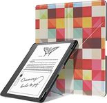 T Tersely Slimshell Case Cover for Kindle Scribe (2022 Release 10.2 inch), Smart Shell Cover with Auto Sleep/Wake for Amazon Kindle Scribe 10.2 inch (Cubes)