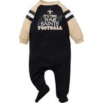 Gerber Unisex Baby NFL Footed Sleep and Play, Team Color, 3-6 Months