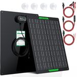 SUNER POWER Waterproof 30W 12V Solar Battery Charger & Maintainer PRO, Built-in UltraSmart MPPT Charge Controller, 12 Volt Solar Panel Trickle Charging Kits for Car Automotive Boat Marine RV Trailer