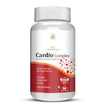 Healthy Nutrition - Just for the Health of it Cardio Complex for Men & Women with Arjuna Extract & Moringa Extract-Veg 90 Capsules for Heart Health Support (Cardio Complex)-Pack of 1