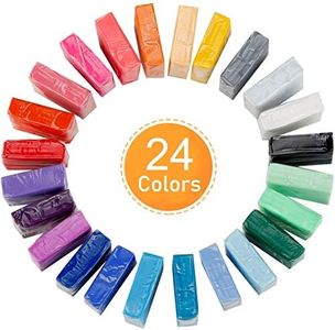 24 colori forno cuocere argilla polimerica, Ciaraq non tossico colorato argilla da modellare DIY morbido Craft argilla set Best gift for Kids Polymer Clay