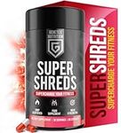 Super Shreds Weight Supplement Capsules for Men & Women: Pre Workout, Water Balance Tablets, Glucomannan, Caffeine, L-Carnitine, African Mango, Green Coffee, Caffeine, Capsicum Cayenne