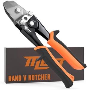 AMERICAN MUTT TOOLS Sheet Metal Hand Notcher, Sheet Metal V Notcher – Cuts 30 Degree V Notch in Sheet Metal – Ductwork Notching Tool, Upholstery Hand Notcher, Sheet Metal Notcher, Ductwork Tools