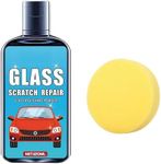 Windshield Repair Kit & Glass Scratch Remover,Windscreen Chip Repair Kit with Glass Polish Sponge,Car Scratch Windscreen Crack Repair,DIY for Windows,Mirrors