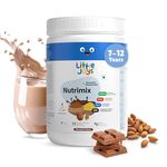 Little Joys Nutrimix Nutrition Powder 350g | 7-12 Years | No Refined Sugar | Boosts Immunity & Supports Healthy Growth | With Almond, Walnut, Ragi, Jaggery, Dates & Bajra | Chocolate Flavour