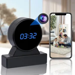 HiSpyCam Hidden Camera Clock - HD 1080P Wireless Spy Camera - WiFi Nanny Cam - Night Vision - Indoor Home Security Monitoring