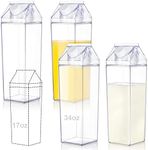 yarlung 4 Pack 34 Oz Milk Carton Wa