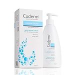 Cuderm Cream 500ml Alcohol Free Moisturiser for Dry Skin & Eczema | Colloidal Oatmeal | Hypoallergenic | Vegan | Unscented | Steroid Free | Paraben Free | SLS Free | Cruelty Free