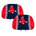 Fanmats 61997: Boston Red Sox Printed Head Rest Cover Set - 2 Pieces