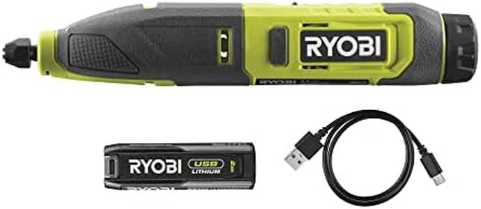 RYOBI 4V USB-LITHIUM Battery Carver RPC4-120G Includes 1 x 4V 2.0Ah Battery and USB-C Charging Cable