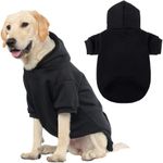 KOOLTAIL Basic Dog Hoodie - Soft and Warm Dog Hoodie Sweater with Leash Hole and Pocket, Dog Winter Coat, Cold Weather Clothes for XS-XXL Dogs