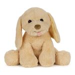 Baby GUND My Pet Puddles Animated Plush, Premium Stuffed Animal Barking Plush Puppy Dog for Ages 1 and Up, Yellow, 12”