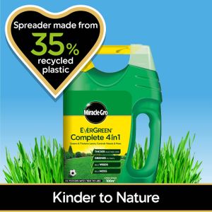 Miracle-Gro EverGreen Complete 4-in-1 Lawn Spreader – 100m² Coverage