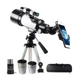 OBSRAY Telescope for Astronomy - Ideal for Kids- Adult Beginners -Portable and Powerful 16x-120x Travel Scope – Easy to Mount and Use - Astronomical Telescope for Moon, Planets and Stargazing.