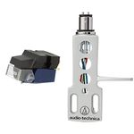 Audio-Technica VM520EB Phonograph Cartridge & at-HS1 Universal Headshell for LP120-USB, LP240-USB, and LP1240-USB Direct-Drive Turntables