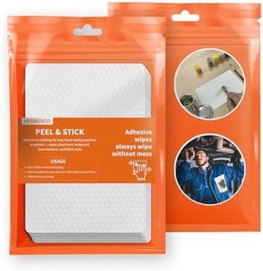 Peel and Stick Multi-Use Cleaning Wipes - Hand Quick Clean, Adhesive Clothing Protectors, Heavy Duty Cleaner Wipes for Painters, Mechanics, Disposable, High Absorbency 6 x 10 in, 10 Count (Pack of 1)