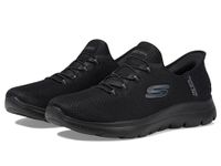 Skechers Womens Slip Ins: Summits Diamond Dream Trainers Triple Black 6 (39)