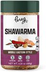 Pereg Shawarma Spice Seasoning (4.25 Oz) - Spice Rub for Meat, Beef, Gyro & Poultry – Grill Flavor – Middle Eastern Spice Mix - Mediterranean - Non-GMO & Vegan