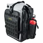 Nelson-Rigg Hurricane Waterproof Backpack/Tail Pack,Black/Gray, 30 Liters