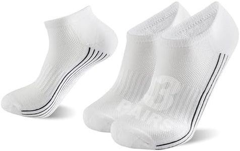 Sunew Low Cut Tennis Socks, 3 Pack White L