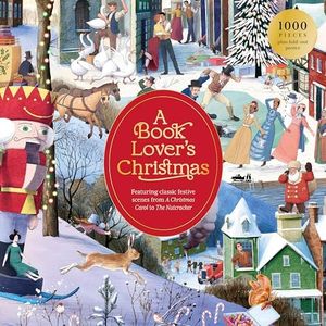 A Book Lover's Christmas 1000 Piece Puzzle: A 1000-Piece Jigsaw Puzzle