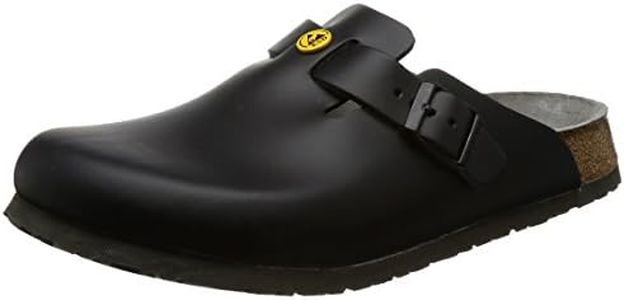 Chaussures Birkenstock Boston antistatique en cuir naturel noir, taille 41