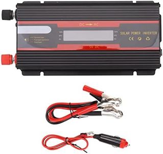 RASTKY 1000W Power Inverter Car Solar Power Inverter, Double Voltage 12V/24V to Converter with Intelligent LCD Display