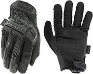 Mechanix Wear: M-Pact 0.5mm High-Dexterity Covert Tactical Work Gloves - Touch Capable, Impact Protection, Absorbs Vibration (Medium, All Black)