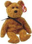 TY Beanie Baby - Fuzz The Brown Bear