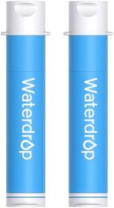Waterdrop Water Filter Straw, Water Purifier Survival for Camping, Travel, Backpacking and Emergency Preparedness, Water Filtration System Survival, 2 Pack
