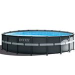 Intex Ultra Rondo 26330GN Frame Pool Set, Grey, 549 x 132 cm