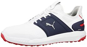 Puma Ignite Elevate Spikeless Golf Shoes Mens Blue/White/Silver 10