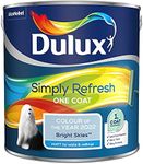 Dulux Simply Refresh One Coat Matt Emulsion Paint - Bright Skies - 2.5 Litre, 5599874