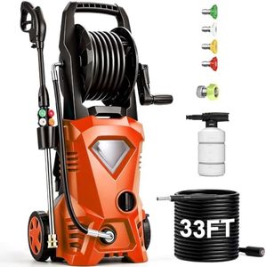 Imdot Electric Pressure Washer 5000 PSI Power Washer with 33FT Hose Reel