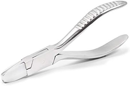 SPEEDWOX Adjusting Eyeglass Arms Frame Plier 6 Inches Eyeglasses Repairing Plier Flat Nose Nylon Jaw Stainless Steel Optical Hand Tool Eye Glasses Repair clamp