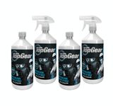 Top Gear - Waterless Wash and Wax - Includes 4x 1L Bottles in Gift Box - Cleans and Polishes Without Water - Car Cleaning Kit - With Carnauba Wax - Environmentally Friendly