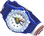 EVOTECH Analog Dial with Cartoon Character and Disco Light Strap Kids Watch for Girls & Boys, Random Color (Age:3-10 Years) (Captain America)