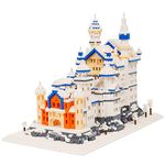 LULUFUN Building Block Kit for Kids, Teens and Adults, Germany Famous Architecture Mini Block Set, Toy Gifts for Men and Women, Neuschwanstein Castle Model 4200 Pieces