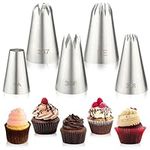 Dimeho 5 Pack Large Piping Tips Set