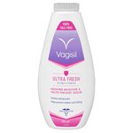 VAGISIL UltraFresh Intimate Powder for Daily Feminine Hygiene, Fresh Scent Deodorises & Prevents Odour, Talc-Free, 100 g