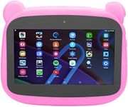 Bewinner 7 Inch Kids Tablet PC, Android 10 WiFi Tablet with IPS HD Display, 2GB RAM 32GB ROM Mt6592 8 Cores, 5GWiFi, Bluetooth, 5000 mAh Double Camera Tray PC (Pink)