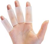 Sumifun Silicone Thumb Sleeves, 8 PACK-Gel Finger Protector for Arthritis Basketball,Finger Cots for Trigger Finger, Finger Arthritis, Cracked Finger, Fingers Tubes for Golf, Basketball, Golf, Rugby, Cracked Finger