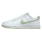 Jordan Men's Air 1 Low Sneaker, White/White/Honeydew/Honeydew, 14