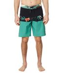 Quiksilver Men's Standard Surfsilk Panel 20 Boardshort Swim Trunk, Black 241, 31